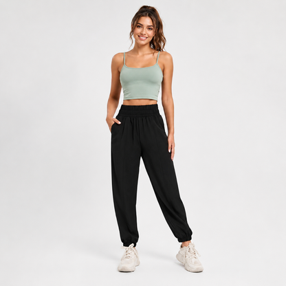 High Waist Running Fitness Trousers