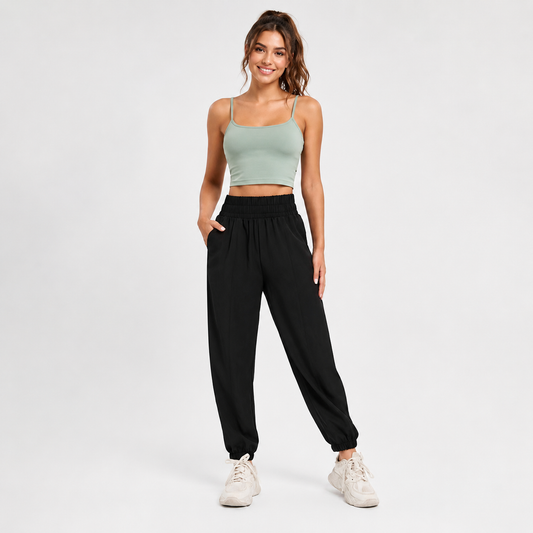 High Waist Running Fitness Trousers