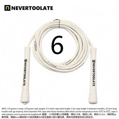NeverTooLate™ ProSpeed Jump Rope – Lightweight, Durable &amp; Fast