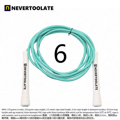 NeverTooLate™ ProSpeed Jump Rope – Lightweight, Durable &amp; Fast